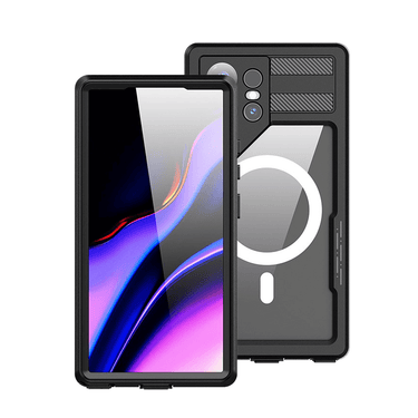 Samsung Galaxy S24 Ultra Compatible Case Cover With + IP68 Waterproof Case Compatible with Magsafe Technology